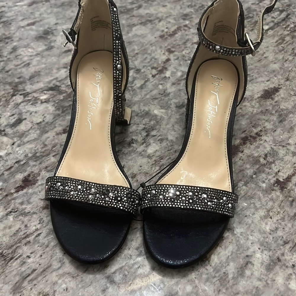 Betsey Johnson Mari Rhinestone Dress Sandal, Women's Size 6